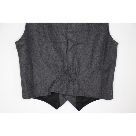 Schaefer Outfitter Mens XL Western Cattle Baron Wool Vest NEW O937 - Picture 6 of 6